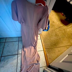 Elegant Pink Evening Gown